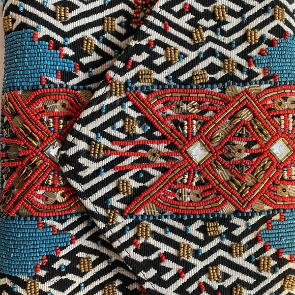 Beaded chain strap crossbody bag - Picture 2 of 2